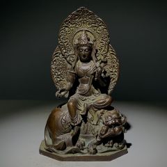 クメール美術 女神像 14cm 青銅 真鍮 カンボジア 骨董 オブジェ - メルカリ