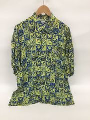 LONGUE DISTANCE　80’s　総柄シャツ　フランス製　ヴィンテージ【M128-20250426-10KS】