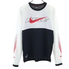 NIKE ナイキ トレーニング 長袖 スタンダードフィット メッシュ ウェア S ブラック メンズ 古着