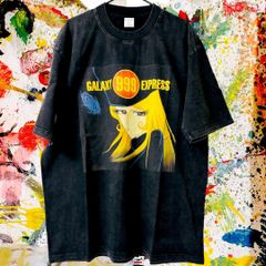メーテル ケミカルウォッシュ リプリント Tシャツ 半袖 メンズ 新品 SF アニメ 映画 昭和アニメ  Tシャツ カットソーメンズ 半袖 新品未使用 レトロ 個性的 奇抜 エモい カットソー 攻め 前衛的 衣類 トップス お洒落 ハイデザイン