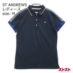極美品 St.ANDREWS モックネック 総柄*シャツ メンズL ゴルフ/スポ St ANDREW GOLFメンズゴルフモックネック ネイビー size M - メルカリ
