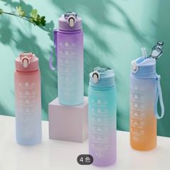ウォーターボトル　750ml グラデーションカラー　スポーツ　水分補給　水筒　ボトル　3色　運動