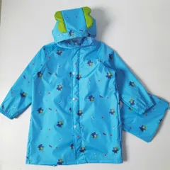 ☆ ブルー ☆ XXLサイズ ☆ キッズレインコートランドセル対応 レインコート キッズ ランドセル対応 キッズレインコート カッパ 合羽 かっぱ 女の子 男の子 レインウェア レインウエア 子供 子ども かわいい おしゃれ 雨具 携帯 通園 通学