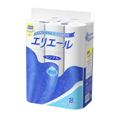 送料無料 【新品 未使用 未開梱】 大王製紙　elleair(エリエール) トイレットティシュー ［18ロール/シングル/55m］　
