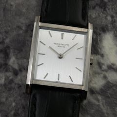 パテックフィリップ アンティーク ゴンドーロ 3519 希少 WG ホワイトゴールド 1971年 ヴィンテージ PATEK PHILIPPE Gondolo 手巻き