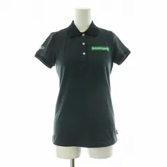 ビームスゴルフ BEAMS GOLF ポロシャツ 半袖 ストレッチ 総柄 ゴルフウェア ロゴワッペン 刺繍 S 紺 ネイビー /NQのサムネイル