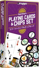 ボードゲーム スマートトランプ＆チップセット すごろくや  テーブルゲーム アナログゲーム オリジナル ユニバーサルデザイン 得点 携帯 220009