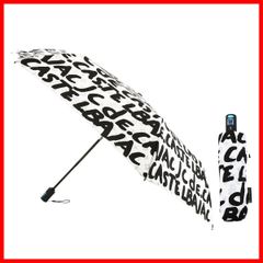 【特価セール】折りたたみ 折り畳み UVカット 自動開閉 撥水 晴雨兼用 55cm 023046 傘 8本骨 大きめ ワンプッシュ ワンタッチ [カステルバジャック] ジャンプ式 【31】 ホワイト