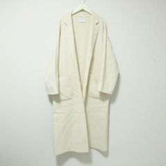 良品 23AW ETRE TOKYO エトレトウキョウ 完売サイズ リバーロングコート オーバーサイズ M アイボリー レディース 古着 中古 USED