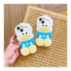 ペックル スマホケース 立体 iphoneケース シリコン グッズ まとスレ おもしろ アイフォン用 あひるのペックル スマホ スマホカバー 女の子