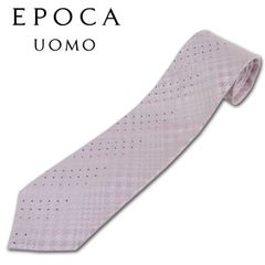 エポカウォモ EPOCA UOMO シャドークロス＆ドット ネクタイ 日本製