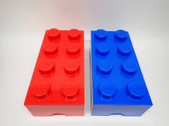 LEGO ストレージブロック 2個セット ケース レゴ 収納ボックス R2510-098