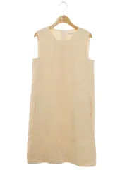 フォクシーブティック 37794 ワンピース 40 ベージュ ウール シルク IT2XA3RKNTBG