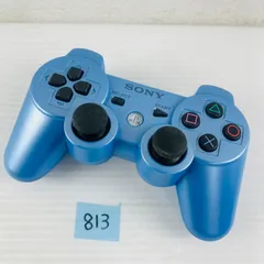 ◇813【通電OK】ソニー Sony プレイステーション3 playstation3 プレステ3 PS3 デュアルショック3 DUALSHOCK3 A2型 キャンディブルー 青 ワイヤレスコントローラー コントローラー 周辺機器