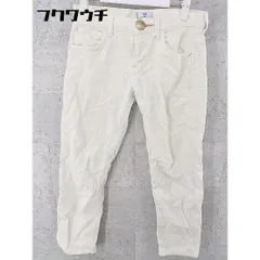 ◇ earth music&ecology Lee コーデュロイ スキニーパンツ サイズXS アイボリー レディース 【中古】 【1002801387389】