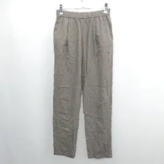 ◇ ⊂ UNITED ARROWS ウエストゴム テーパードパンツ サイズ34 ブラウン系 レディース E  【1505290004190】