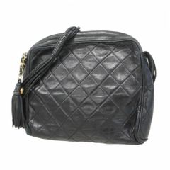 シャネル(Chanel) シャネル ショルダーバッグ マトラッセ ショルダー ラムスキン ブラック レディース