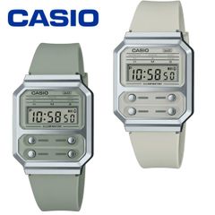 CASIO カシオ A100WEF デジタル くすみカラー ユニセックス 時計