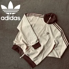 2025年最新】ADIDAS トラックジャケット ブラウン ベージュの