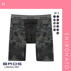 おトク【メール便】【SHIROHATO公式】【正規品・新品】ブロス バイ ワコールメン BROS by WACOAL MEN クロスウォーカー ダブルエアスルータイプ フィットパンツ 前開き(M)