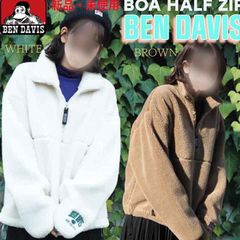 SALE◾️新品・未使用◾️BEN DAVIS　BDZL2-3004【 BOA HALF ZIP】レディースボアハーフジップアップ 　ホワイト　Lサイズ
