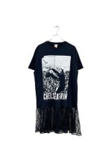 remake lace T-shirt one-piece リメイク ビッグTシャツ バンドT ワンピース CHELSEA GRIN レディース ヴィンテージ 6