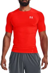 【送料無料】 アンダーアーマー メンズ シャツ トップス Under Armour Men's HeatGear Compression T-Shirt Bolt Red/White