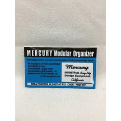 MERCURY MCRステッカー400 (MODULAR ORGANIZER) ME044747ステッカー シール デカール