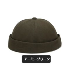 値下げ！ビーニハットアジャスト付き(アーミーグリーン)