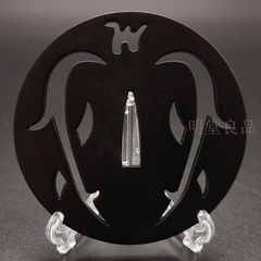 はばき 切羽 日本刀装具 ハバキ 楽天市場】はばきセット 切羽 銅製 金色 日本刀装具 : 王様の愛物