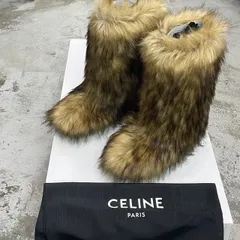 CELINE　ファーブーツ　オールドセリーヌ　39　ビンテージ CELINEファーブーツオールドセリーヌ39ビンテージ