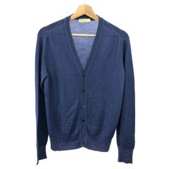 Cruciani シルクリネン 絹 麻 ニットジャケット ブルー 52 - メルカリ