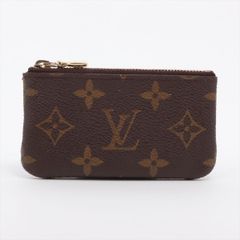 LOUIS VUITTON ルイ・ヴィトン モノグラム ポシェット・クレ コインケース M62650 ブラウン スペイン製