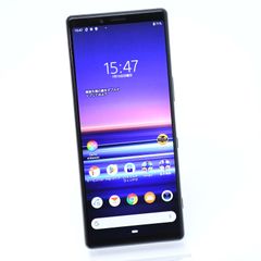 【美品】au SIMフリー Xperia 1 SOV40 ブラック