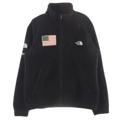 Supreme シュプリーム 17SS × THE NORTH FACE ノースフェイス 17SS  Trans Antarctica Expedition Fleece Jacket アメリカン フラッグ フリース ブルゾン ジャケット M【中古】のサムネイル