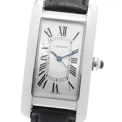 最終値下げ　Cartier 純正　タンクアメリカン　クロコ　替えベルト 尾錠付 楽天市場】カルティエ タンクアメリカン（腕時計用ベルト・バンド