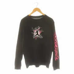 ナイキ NIKE JORDAN DRI FIT ロンT Tシャツ カットソー 長袖 プリント XL 黒 ピンク 白 /ES ■OS ■SH