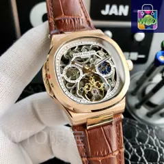 【今日特価】Patek Philippe パテック・フィリップ ネオプテラシリーズ スケルトン機械ムーブメント搭載