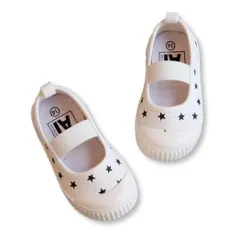 [Lezalic] 上履き 星 幼稚園 保育園 学校 キッズ 室内履き 入園 新学期 スクール シューズ 上靴 靴 スター 柄 (星, 日本の靴のサイズ寸法, キッズ, 数値, 20.0 cm) [星] [20.0 cm]