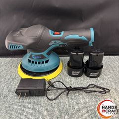◎【中古】 DEMASI 充電式ポリッシャー 純正バッテリー2個+充電器付き コードレスポリッシャー