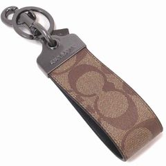 【新品 未使用】コーチ キーホルダー COACH アウトレット チャーム キーチェーン ループ キー フォブ キーリング CJ748 QBKHA