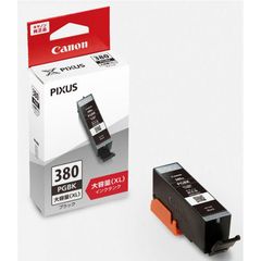 【ネコポス配送】キヤノン 純正インク BCI-380XLPGBK ブラック (大容量)　　 純正 高品質 大容量 セット 特価 パック
