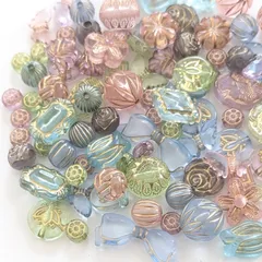 アクリルビーズ 50g（カラーミックス）ab-539