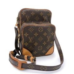 ルイヴィトン M45236 アマゾン ショルダーバッグ TH0061 モノグラム 人気 定番 ブラウン レザー LOUIS VUITTON