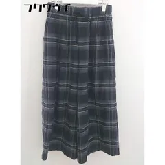 ◇ JOURNAL STANDARD ジャーナルスタンダード チェック ワイド パンツ サイズ36 ブラック グレー レディース  【中古】 【1201190002181】