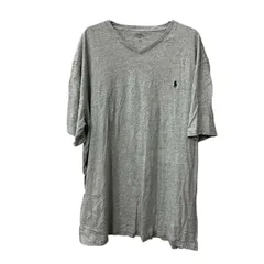 POLO RALPH LAUREN 半袖 ロゴ Tシャツ 2XL グレー ポロラルフローレン ビッグサイズ 古着卸 アメリカ仕入 a707-5648