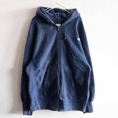 【希少/USA製】CHAMPION【80s REVERSE WEAVE スウェット ジップ パーカー】M ネイビー リバースウィーブ チャンピオン トリコタグ u2407074