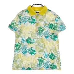 サイズ：M CALLAWAY キャロウェイ  半袖ポロシャツ 総柄 イエロー系 [240101502473] ゴルフウェア レディース ストスト