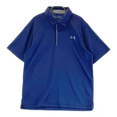 サイズ：XL UNDER ARMOUR アンダーアーマー  半袖ポロシャツ  ネイビー系 [240101407837]# ゴルフウェア メンズ ストスト