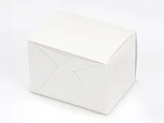 【人気商品】ホワイトショートNC ケーキ箱 No.4 白 9×12×H8.5cm cotta 77709 25枚入